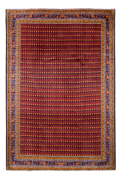 Mahal Teppich 212x310cm - Perserteppich - rot