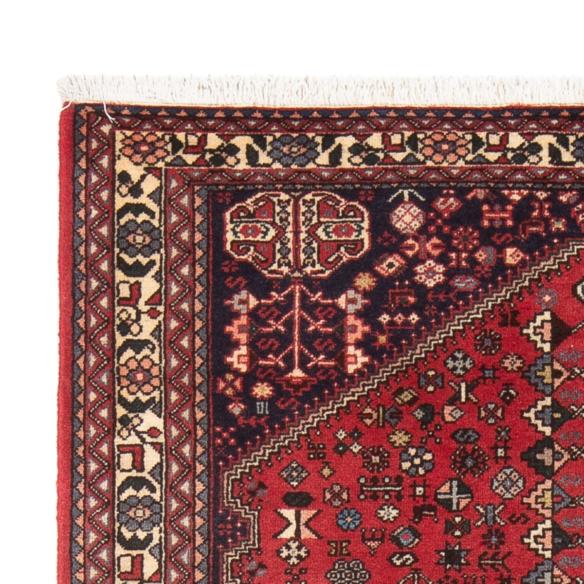 Abadeh Teppich 105x155cm - Perserteppich - rot
