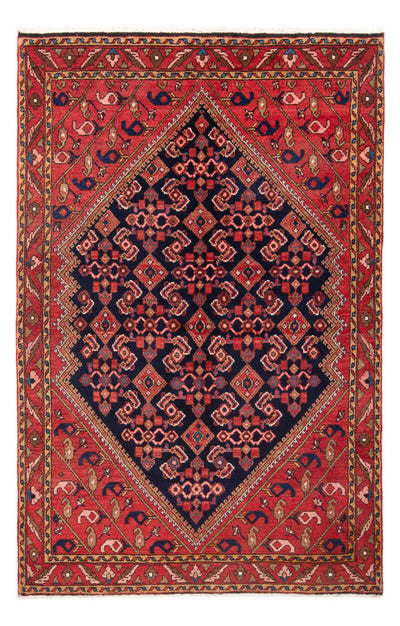 Borchalou Teppich 140x218cm - Perserteppich - dunkelblau