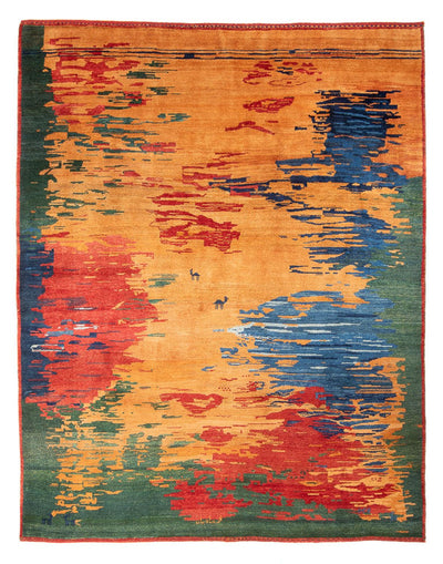 Gabbeh Persisch Teppich 234x282cm - Perserteppich Wollteppich - mehrfarbig