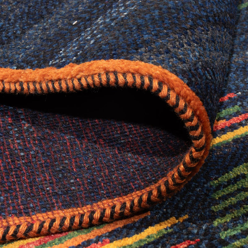 Gabbeh Persisch Teppich 220x288cm - Perserteppich Wollteppich - mehrfarbig