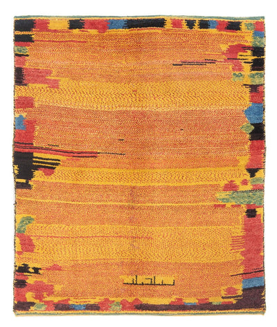 Gabbeh Persisch Teppich 120x152cm - Perserteppich Wollteppich - mehrfarbig