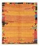 Gabbeh Persisch Teppich 120x152cm - Perserteppich Wollteppich - mehrfarbig