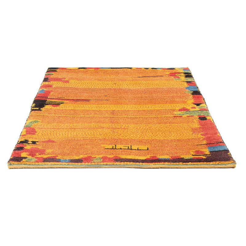 Gabbeh Persisch Teppich 120x152cm - Perserteppich Wollteppich - mehrfarbig