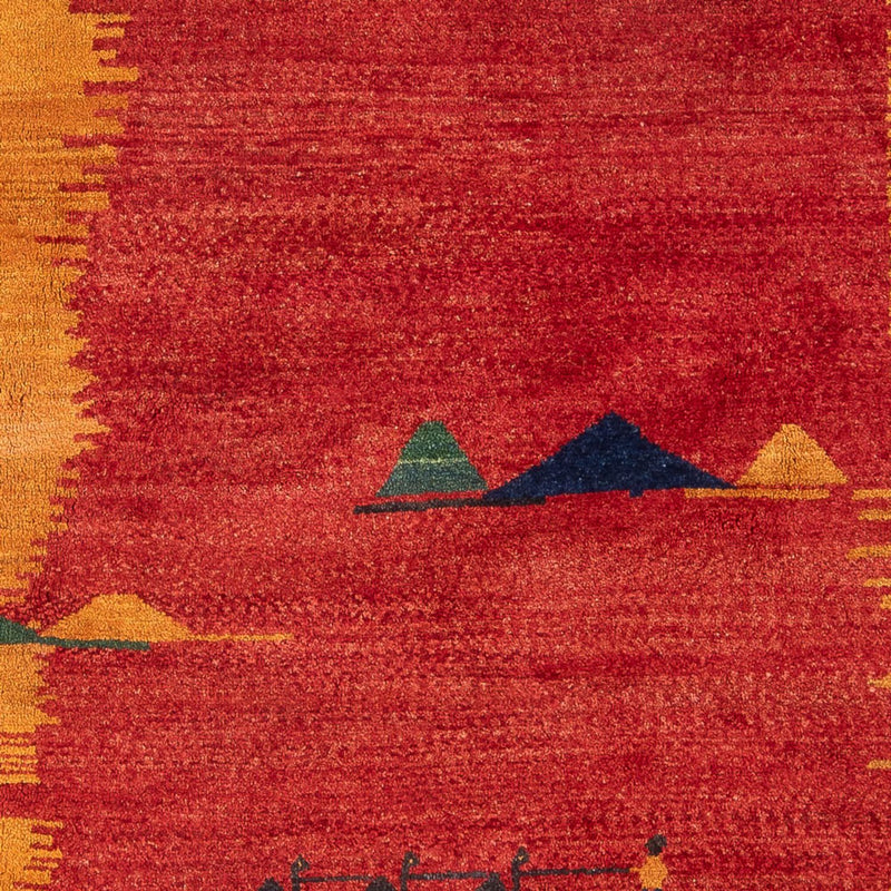 Gabbeh Persisch Teppich 200x234cm - Perserteppich Wollteppich - mehrfarbig