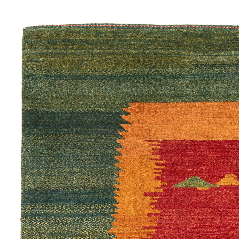 Gabbeh Persisch Teppich 200x234cm - Perserteppich Wollteppich - mehrfarbig