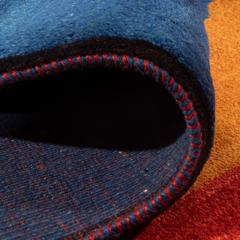 Gabbeh Persisch Teppich 230x302cm - Perserteppich Wollteppich - mehrfarbig