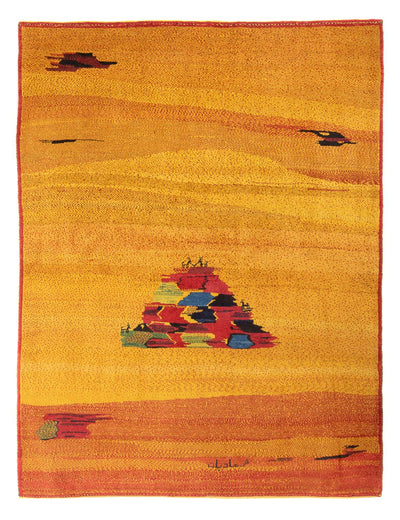 Gabbeh Persisch Teppich 198x250cm - Perserteppich Wollteppich - mehrfarbig