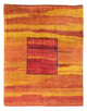 Gabbeh Persisch Teppich 150x190cm - Perserteppich Wollteppich - mehrfarbig