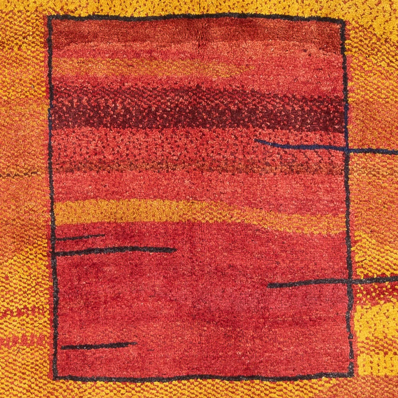 Gabbeh Persisch Teppich 150x190cm - Perserteppich Wollteppich - mehrfarbig