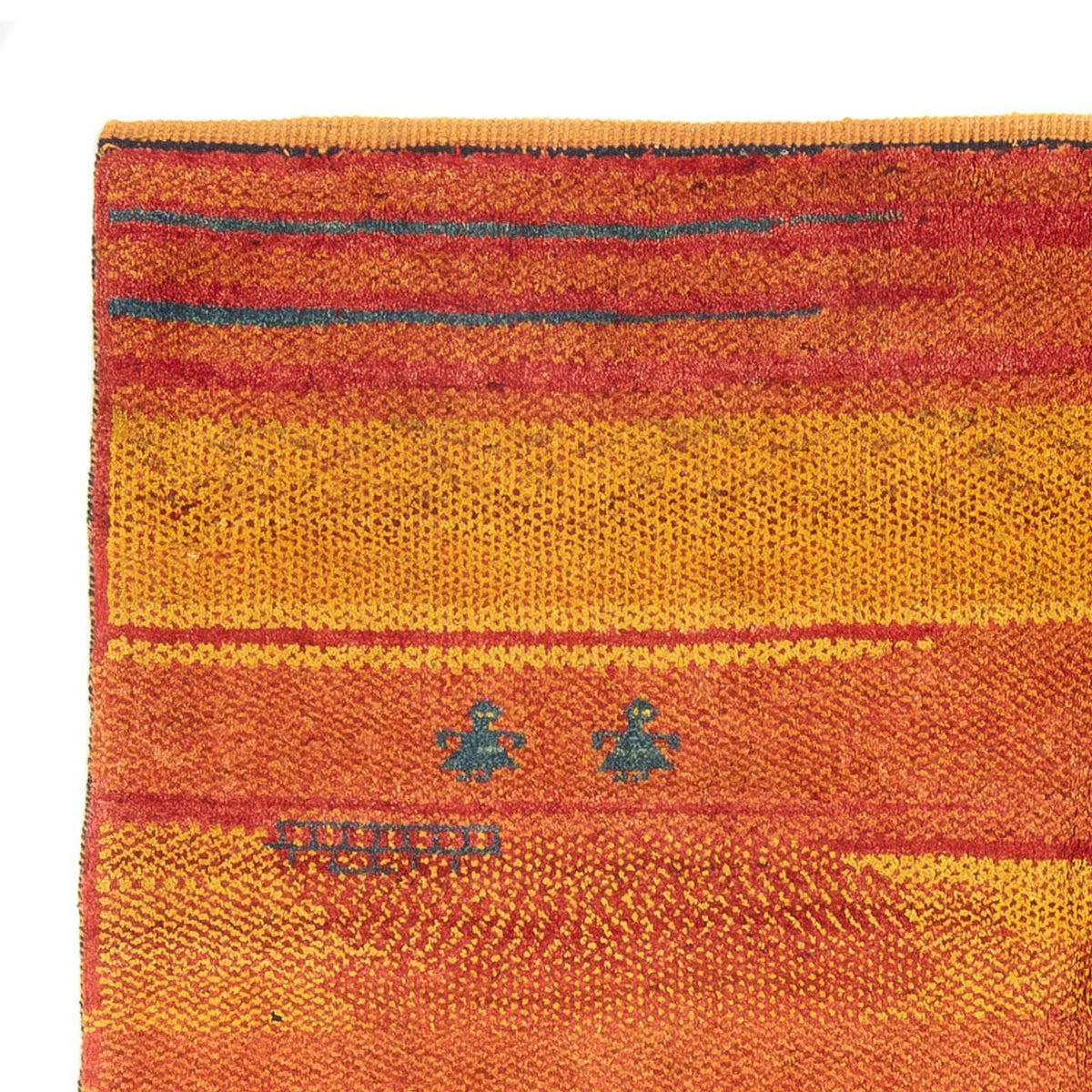 Gabbeh Persisch Teppich 157x192cm - Perserteppich Wollteppich - mehrfarbig