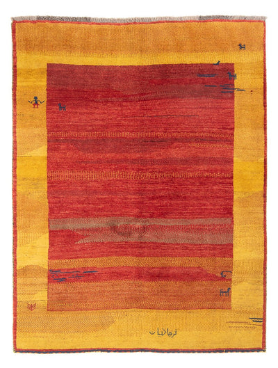 Gabbeh Persisch Teppich 155x200cm - Perserteppich Wollteppich - mehrfarbig