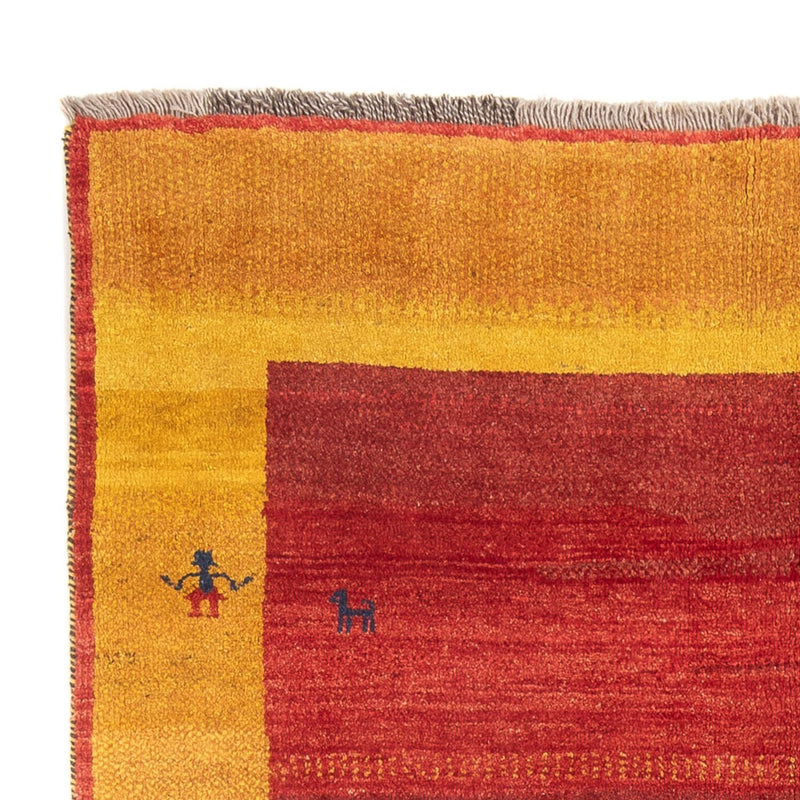 Gabbeh Persisch Teppich 155x200cm - Perserteppich Wollteppich - mehrfarbig