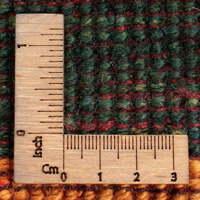 Gabbeh Persisch Teppich 203x228cm - Perserteppich Wollteppich - mehrfarbig