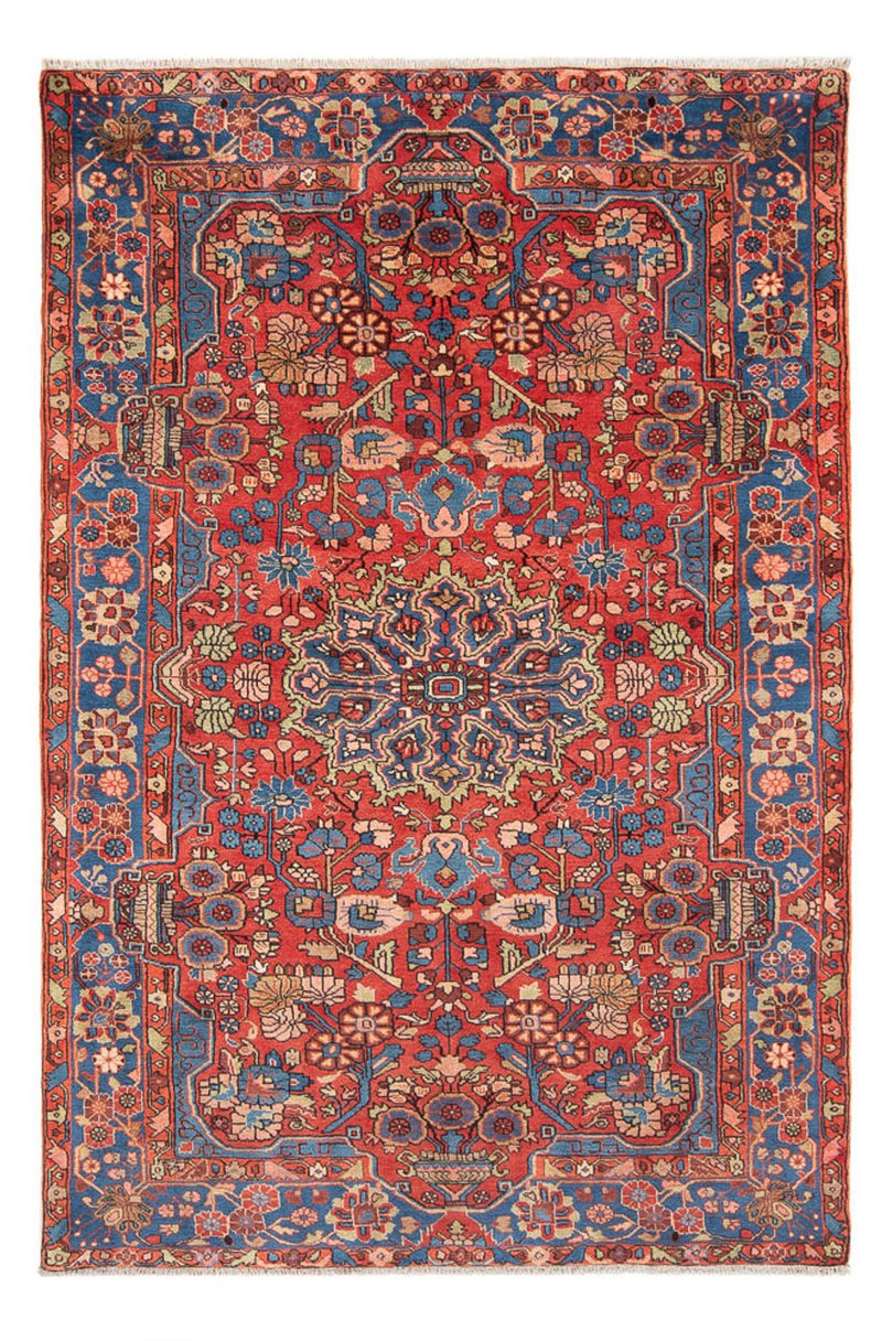 Nahavand Teppich 155x242cm - Perserteppich - hellrot