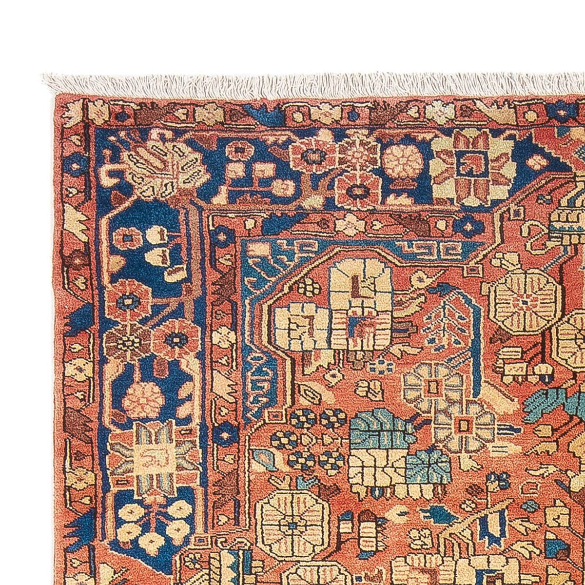 Nahavand Teppich 150x240cm - Perserteppich - hellrot