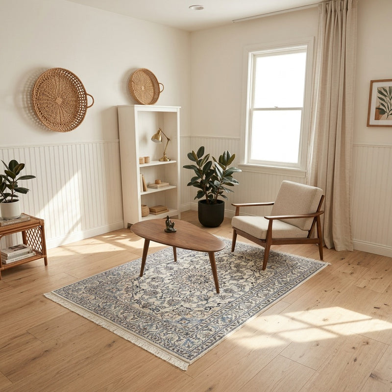 Nain - 9La Teppich 143x196cm - Perserteppich - creme