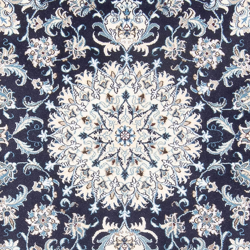 Perserteppich - Nain quadratisch  - 196 x 200 cm - dunkelblau