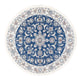 Nain Teppich 150x150cm - Perserteppich - blau