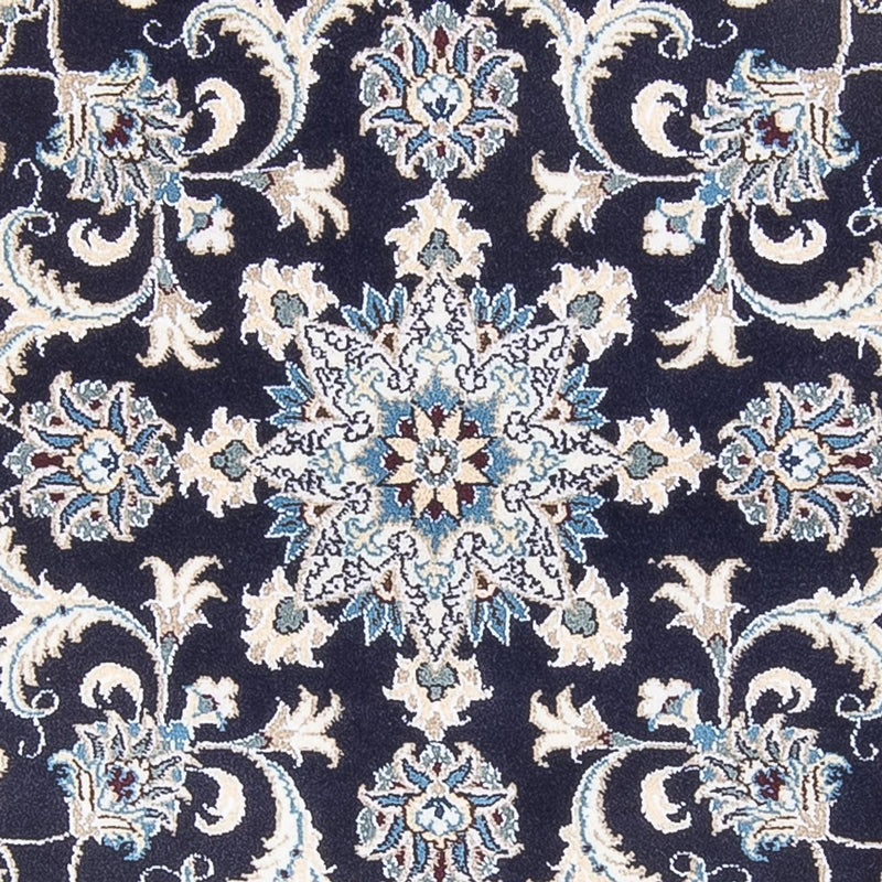 Perserteppich - Nain rund  - 150 x 150 cm - dunkelblau