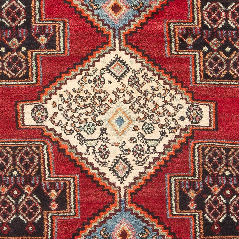 Senneh Teppich 128x200cm - Perserteppich - rot