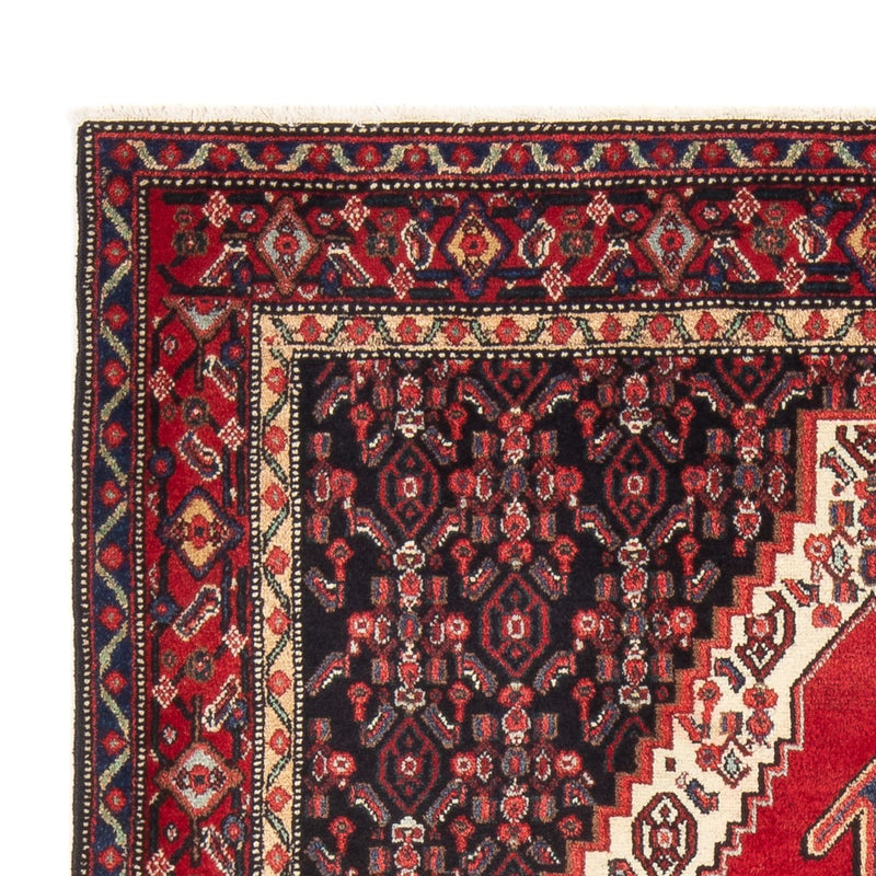 Senneh Teppich 143x193cm - Perserteppich - dunkelblau