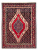 Senneh Teppich 140x196cm - Perserteppich - dunkelblau