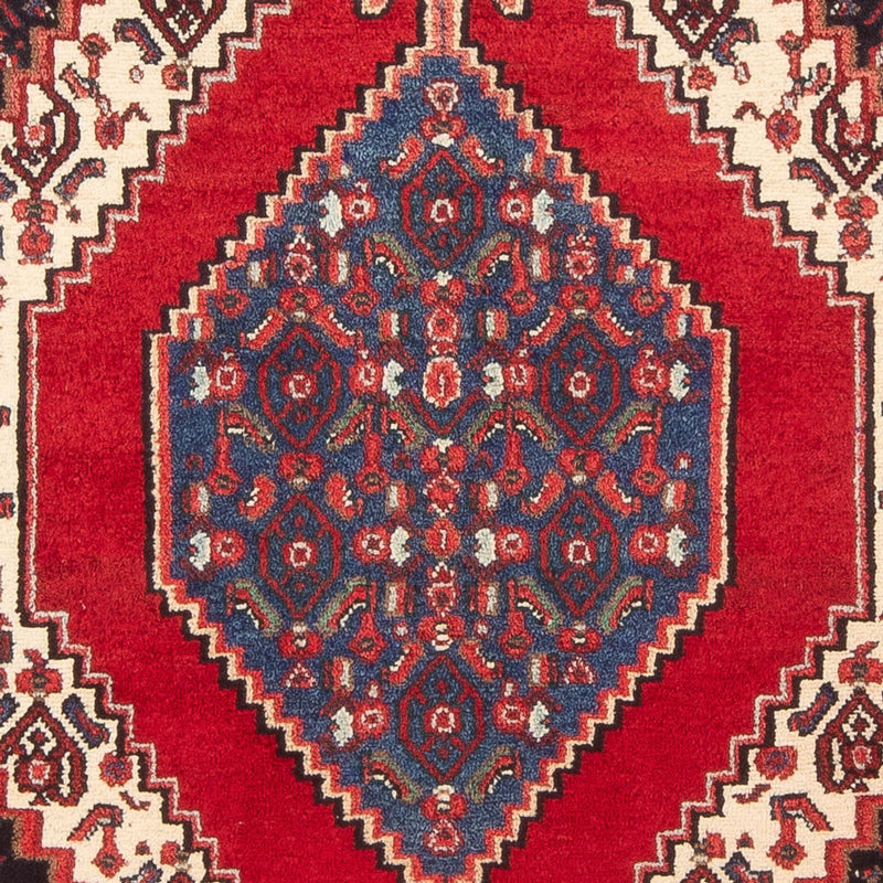 Senneh Teppich 140x196cm - Perserteppich - dunkelblau