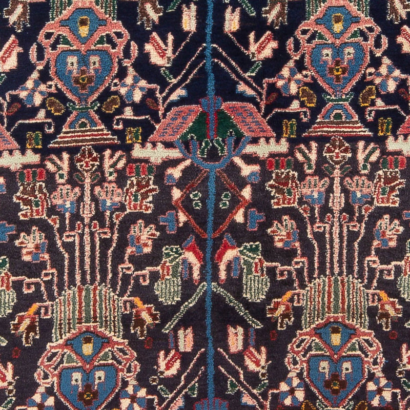Sharbabak Teppich 148x210cm - Perserteppich - dunkelblau