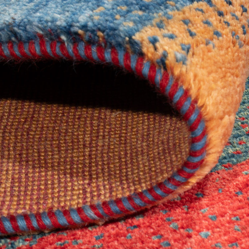 Gabbeh Persisch Teppich 123x171cm - Perserteppich Wollteppich - mehrfarbig