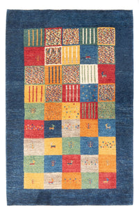 Gabbeh Persisch Teppich 101x146cm - Perserteppich Wollteppich - mehrfarbig – product image