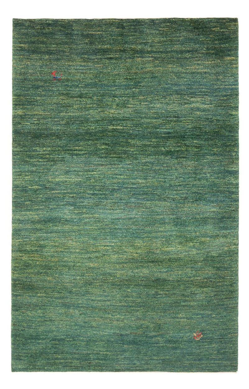 Gabbeh Persisch Teppich 116x182cm - Perserteppich Wollteppich - minzgrün