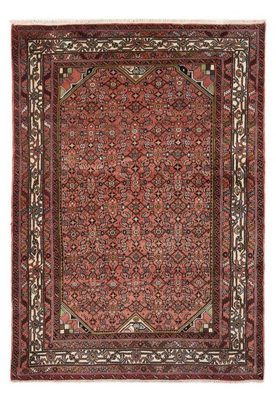 Hamadan Teppich 150x200cm - Perserteppich - rot