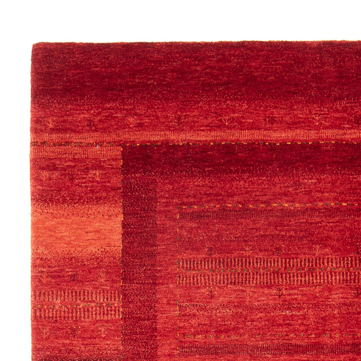 Gabbeh Teppich - Loribaft Perser - 172 x 247 cm - rot