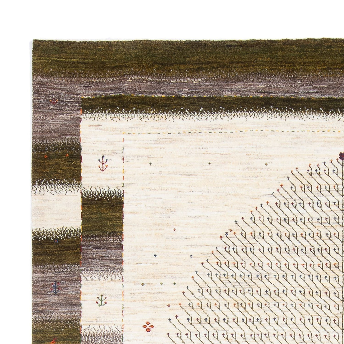 Loribaft Teppich Perser 211x305cm - Orientteppich - mehrfarbig