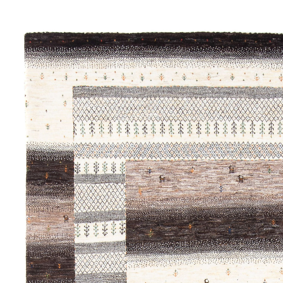 Loribaft Teppich Perser 216x307cm - Orientteppich - mehrfarbig