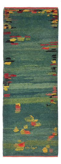 Gabbeh Persisch Teppich 87x218cm - Perserteppich Wollteppich - mehrfarbig – product image