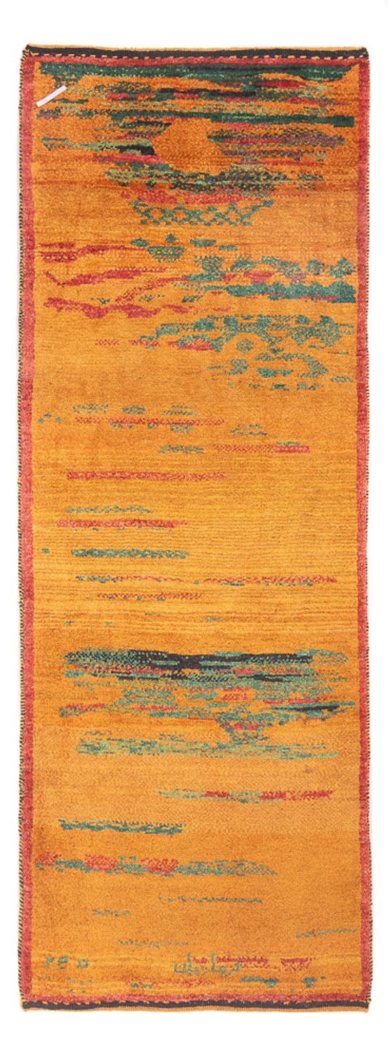 Gabbeh Persisch Teppich 68x190cm - Perserteppich Wollteppich - mehrfarbig
