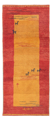 Gabbeh Persisch Teppich 75x177cm - Perserteppich Wollteppich - mehrfarbig – product image