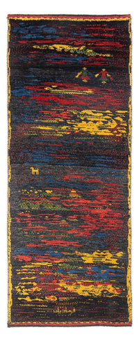 Gabbeh Persisch Teppich 68x185cm - Perserteppich Wollteppich - mehrfarbig – product image