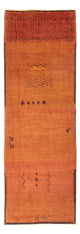 Gabbeh Persisch Teppich 87x247cm - Perserteppich Wollteppich - terrakotta