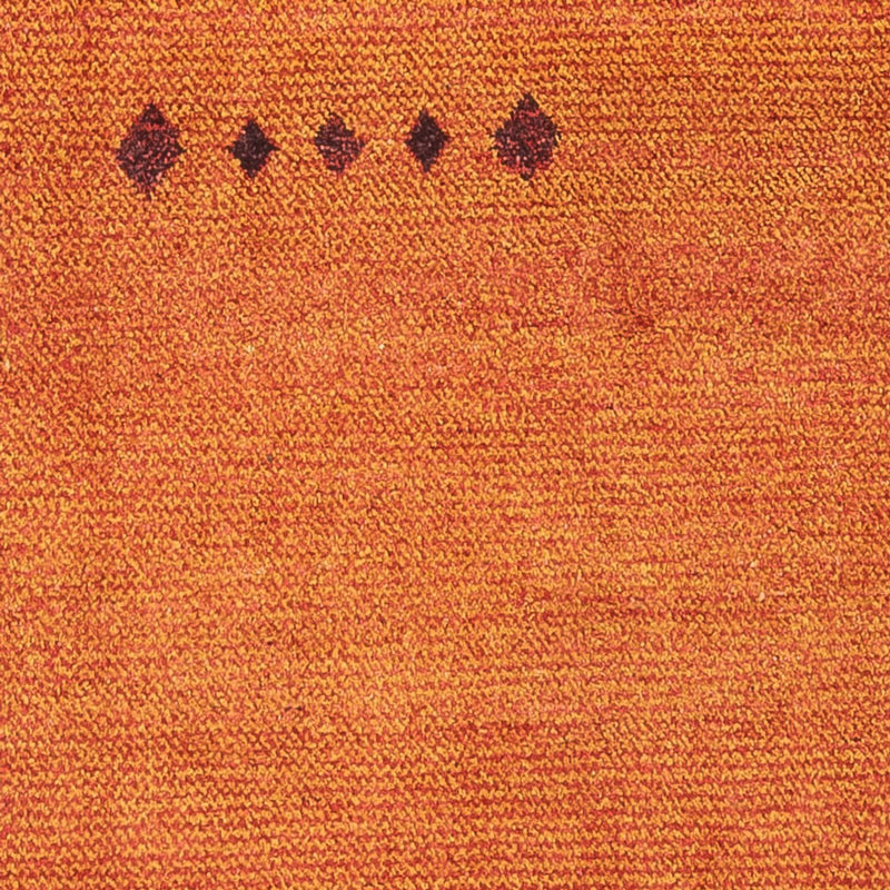Gabbeh Persisch Teppich 87x247cm - Perserteppich Wollteppich - terrakotta