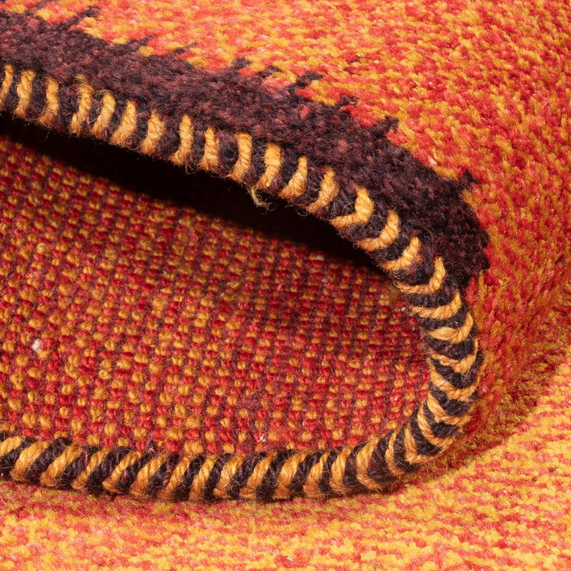 Gabbeh Persisch Teppich 87x247cm - Perserteppich Wollteppich - terrakotta