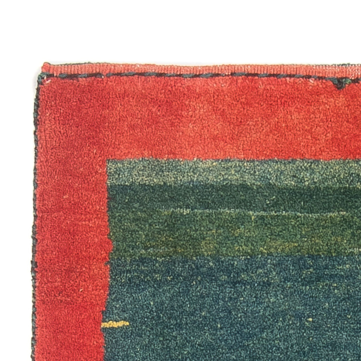 Gabbeh Persisch Teppich 82x178cm - Perserteppich Wollteppich - mehrfarbig