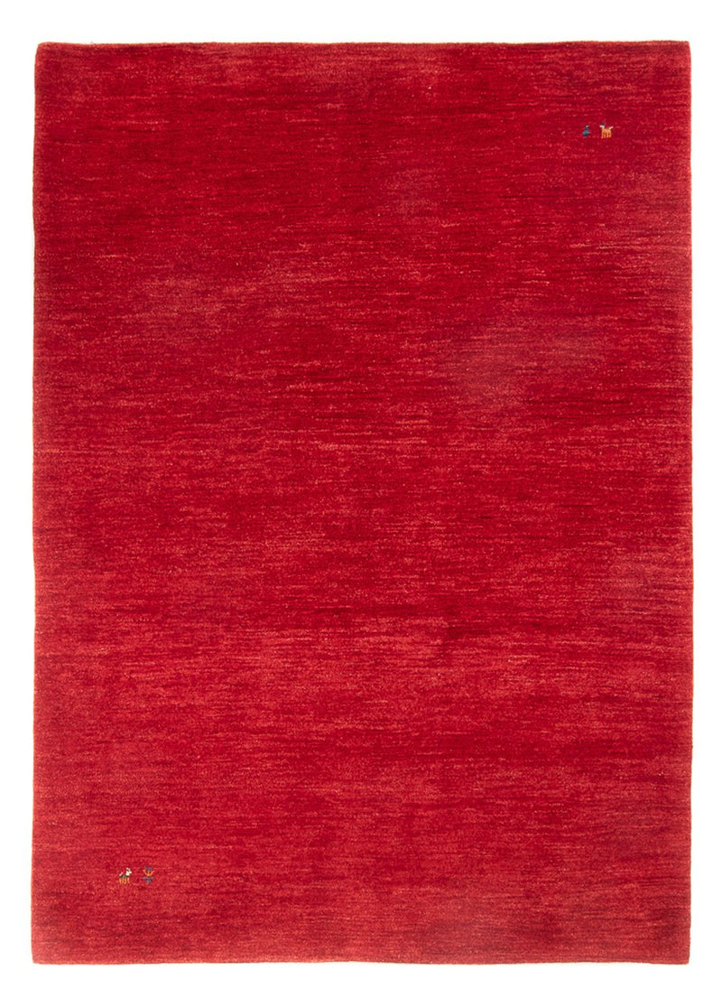 Gabbeh Persisch Teppich 173x234cm - Perserteppich Wollteppich - rot