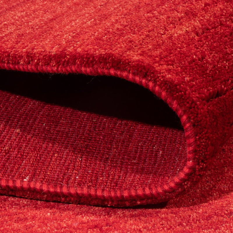 Gabbeh Persisch Teppich 167x244cm - Perserteppich Wollteppich - rot