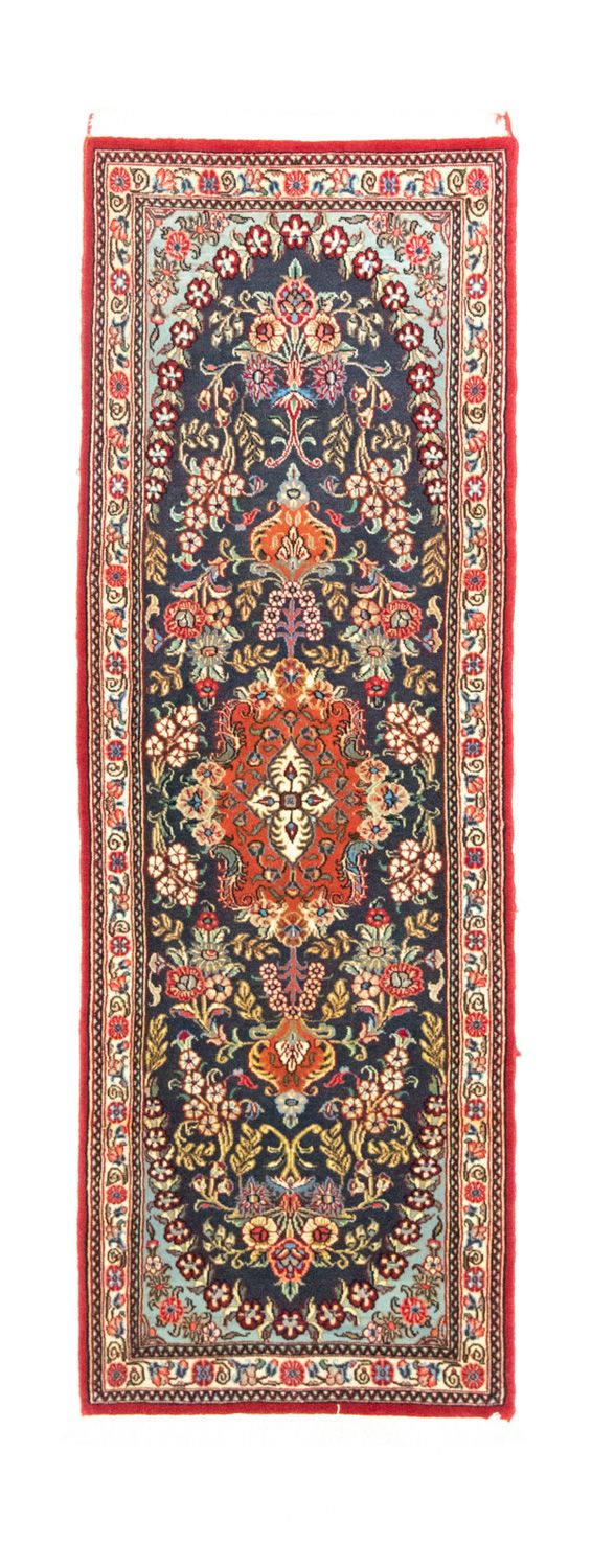 Ghom Teppich 49x159cm - Perserteppich - blau