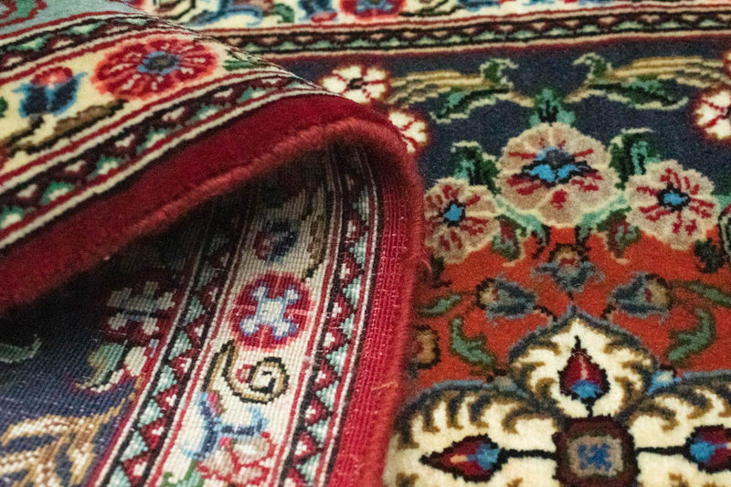 Ghom Teppich 49x159cm - Perserteppich - blau