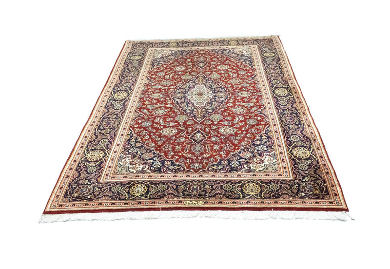 Keshan Teppich 147x218cm - Perserteppich - rot