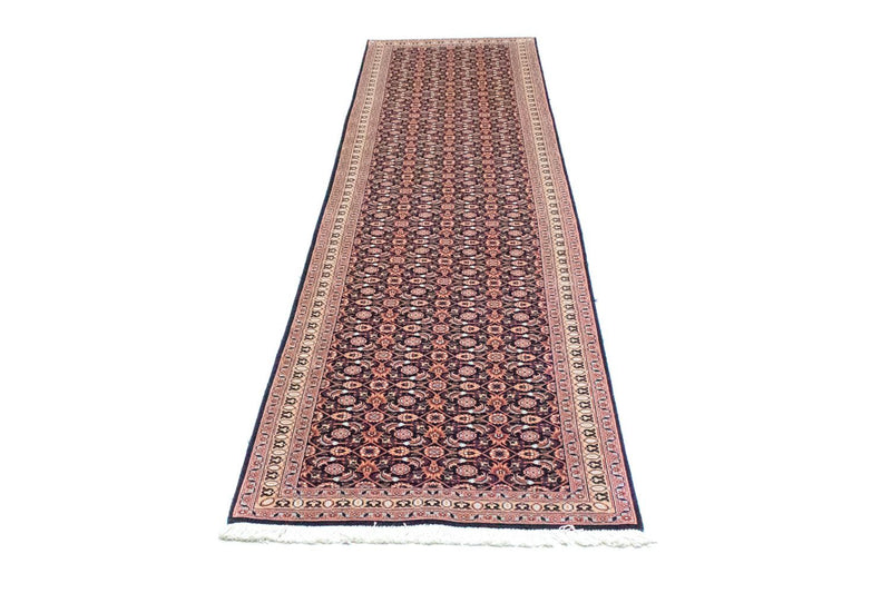 Täbriz - 50 Raj Teppich 72x297cm - Perserteppich - blau